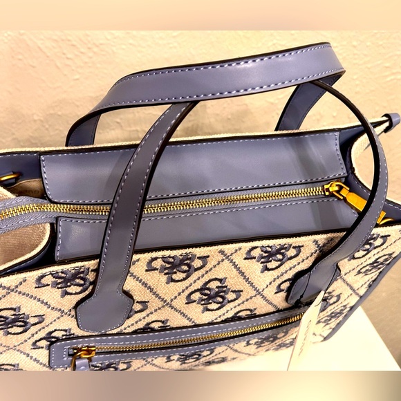 GUESS Tote Bag | Travel Bag  with Top Handles and Detachable/Adjustable Strap - Picture 7 of 17